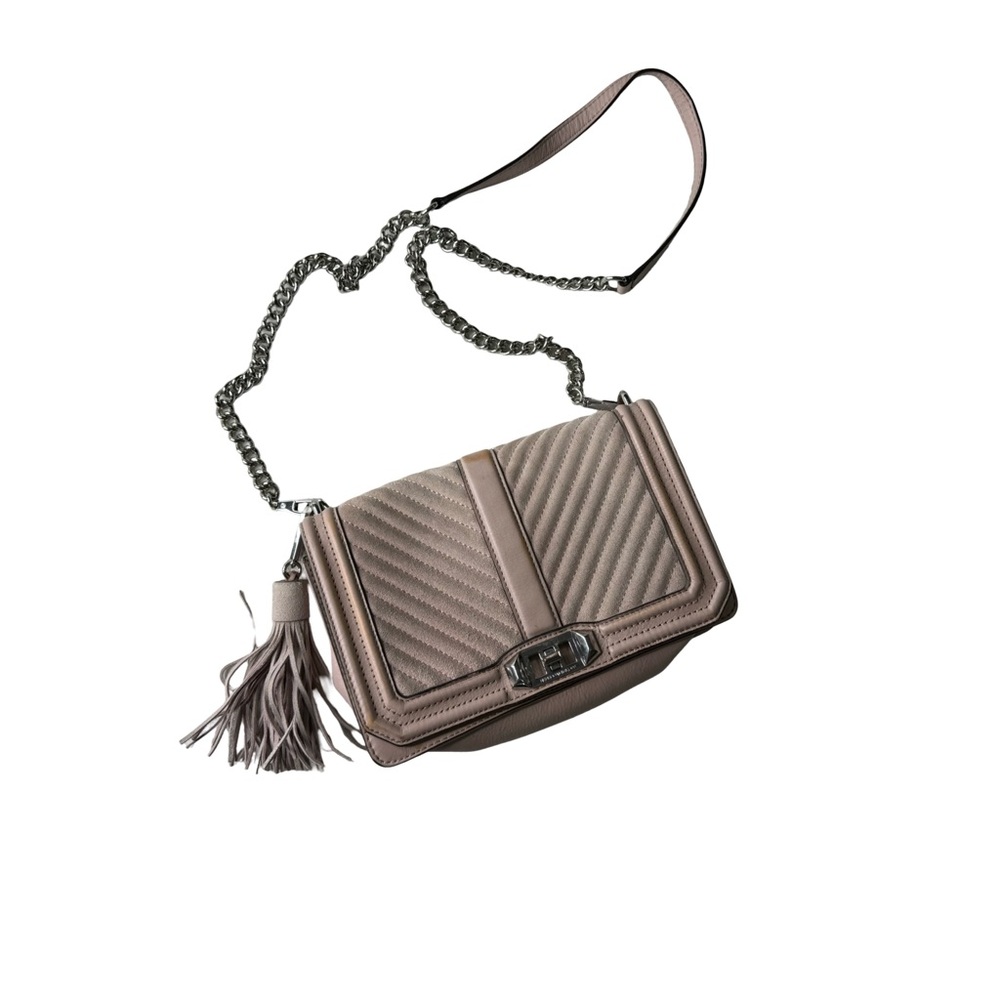 Rebecca Minkoff Chevron Quilted Love Crossbody bag